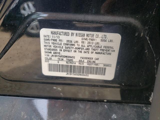 Photo 10 from auction – 2014 INFINITI Q50 BASE with VIN JN1BV7AR5EM699452