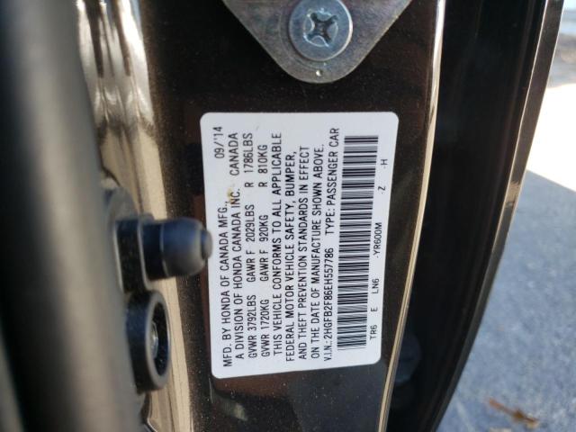 Photo 10 from auction – 2014 HONDA CIVIC EX with VIN 2HGFB2F86EH557786