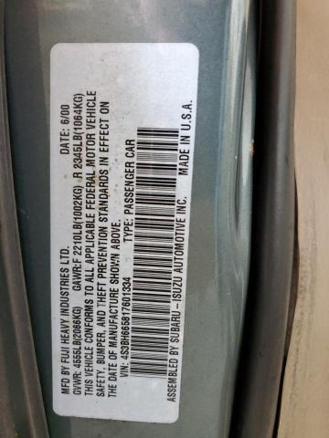 Photo 10 from auction – 2001 SUBARU LEGACY OUT with VIN 4S3BH665817601334