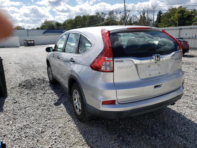 Photo 3 from auction – 2016 HONDA CR-V LX with VIN 2HKRM4H36GH605607