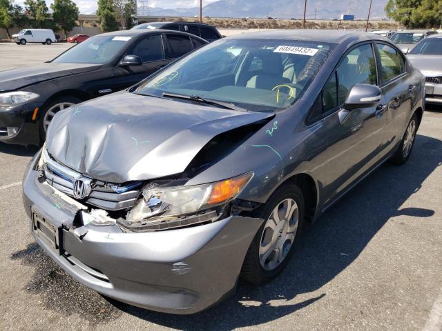 Photo 2 from auction – 2012 HONDA CIVIC HYBR with VIN JHMFB4F22CS008189