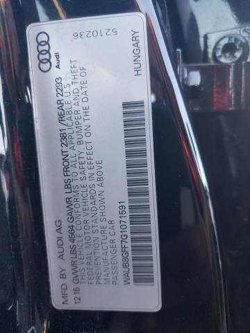 Foto 10 de la subasta – 2016 AUDI A3 PREMIUM con VIN WAUB8GFF7G1071591