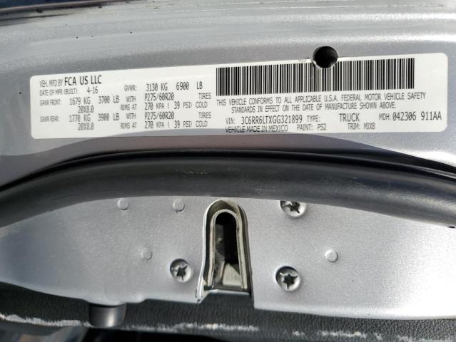 Photo 10 from auction – 2016 RAM 1500 SLT with VIN 3C6RR6LTXGG321899