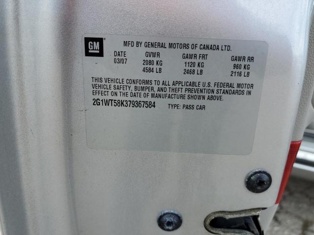 Photo 10 from auction – 2007 CHEVROLET IMPALA LT with VIN 2G1WT58K379367584