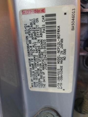 Photo 10 from auction – 2001 TOYOTA ECHO with VIN JTDBT123410195325