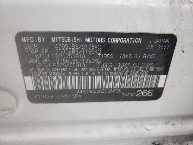 Photo 10 from auction – 2017 MITSUBISHI OUTLANDER with VIN JA4AD3A30HZ066696