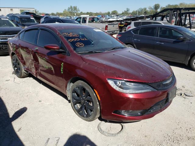 CHRYSLER 200 S 2015 with VIN 1C3CCCBB9FN555162 - Photo from auction