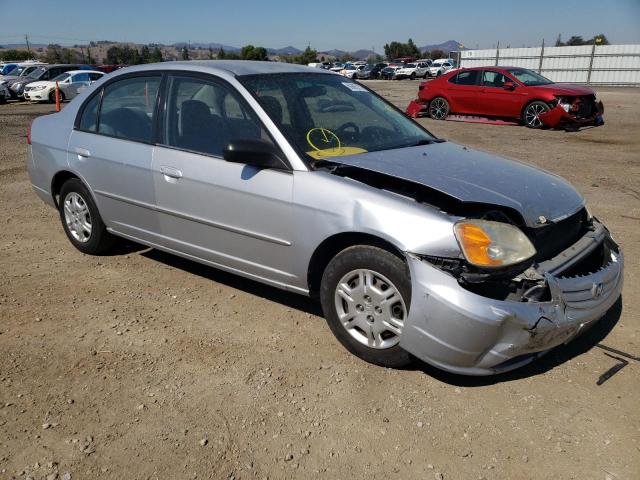 HONDA CIVIC LX 2002 with VIN 2HGES16542H604983 - Photo from auction