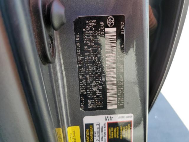 Photo 10 from auction – 2011 TOYOTA CAMRY BASE with VIN 4T1BF3EK7BU775292
