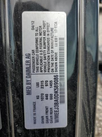 Photo 10 from auction – 2013 SMART FORTWO PUR with VIN WMEEJ3BA0DK589086