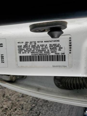 Photo 10 from auction – 2009 PONTIAC VIBE with VIN 5Y2SP67889Z408757