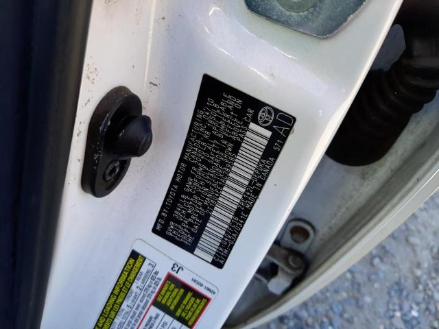 Photo 10 from auction – 2010 TOYOTA COROLLA BA with VIN 2T1BU4EE1AC389585