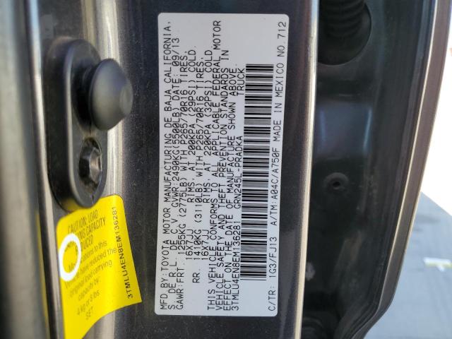 Photo 10 from auction – 2014 TOYOTA TACOMA DOU with VIN 3TMLU4EN8EM136281