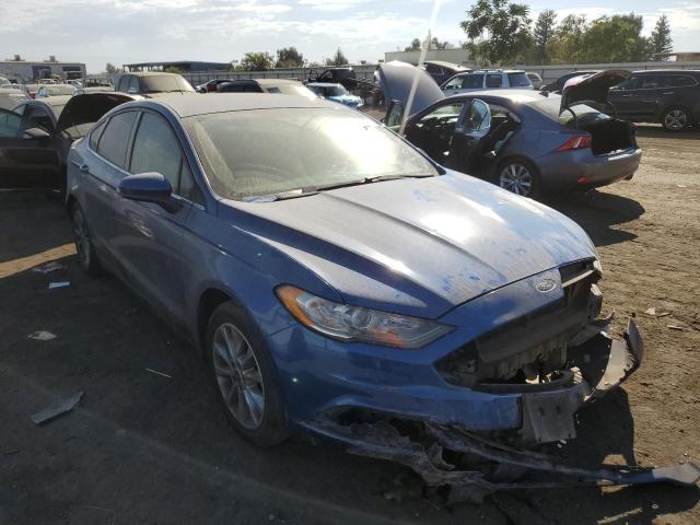 FORD FUSION SE 2017 with VIN 3FA6P0HD9HR299485 - Photo from auction