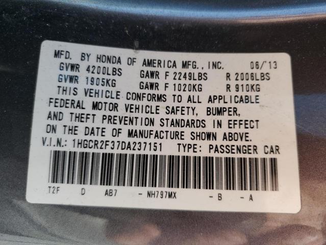 Photo 10 from auction – 2013 HONDA ACCORD LX with VIN 1HGCR2F37DA237151