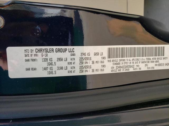 Photo 10 from auction – 2010 DODGE GRAND CARA with VIN 2D4RN4DE6AR356422