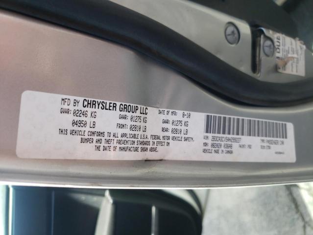 Photo 10 from auction – 2010 DODGE CHARGER SX with VIN 2B3CA3CV5AH299227
