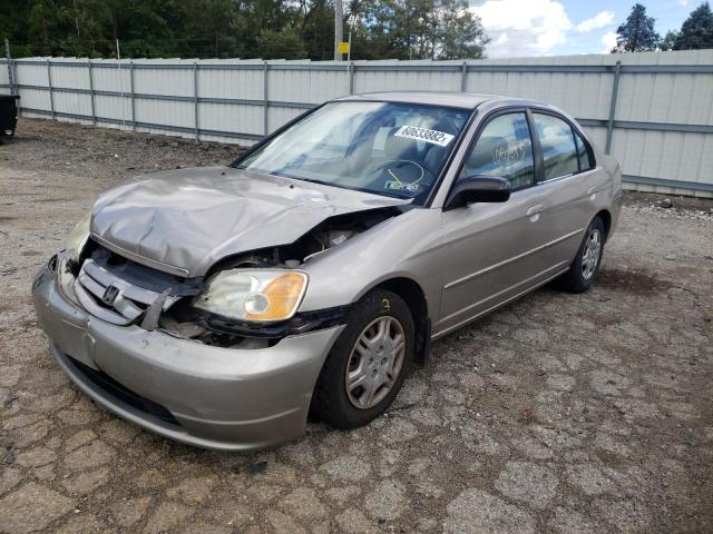 Photo 2 from auction – 2002 HONDA CIVIC with VIN 2HGES165X2H576400