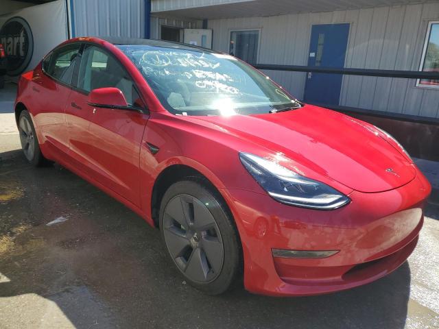 TESLA MODEL 3 2022 with VIN 5YJ3E1EA9NF185261 - Photo from auction
