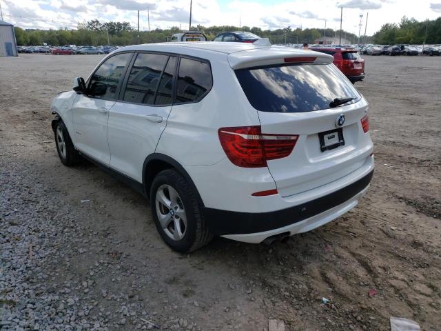 Photo 3 from auction – 2012 BMW X3 XDRIVE2 with VIN 5UXWX5C58CL719606