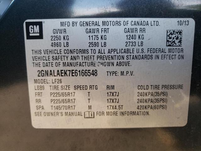 صورة رقم 10 من المزاد - 2014 CHEVROLET EQUINOX LS مع VIN 2GNALAEK7E6166548