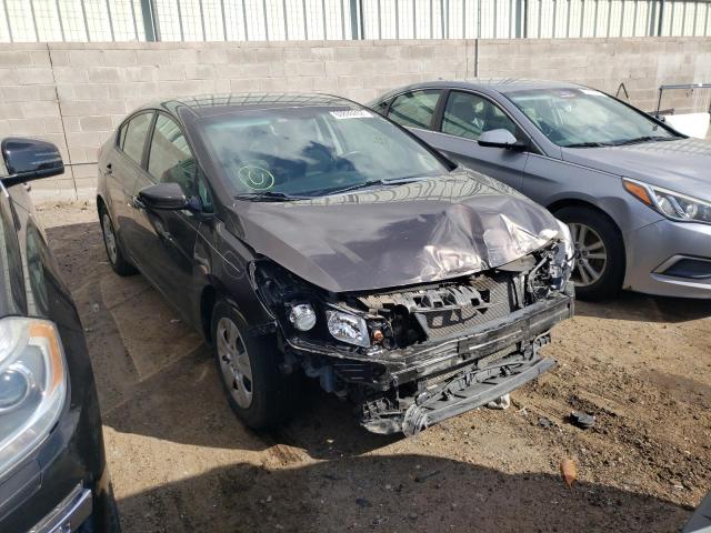 KIA FORTE LX 2017 with VIN 3KPFK4A75HE114845 - Photo from auction