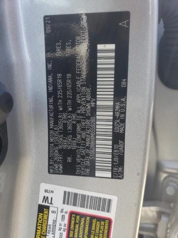 Photo 10 from auction – 2021 TOYOTA HIGHLANDER with VIN 5TDGZRBHXMS559280