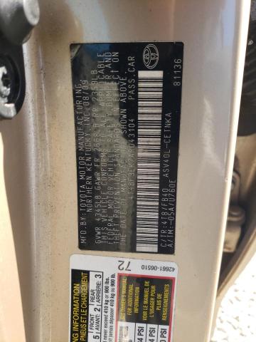 Photo 10 from auction – 2010 TOYOTA CAMRY BASE with VIN 4T4BF3EK7AR043104