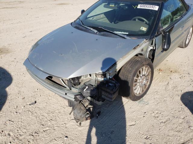Photo 9 from auction – 2005 CHRYSLER SEBRING TO with VIN 1C3EL55R45N706260