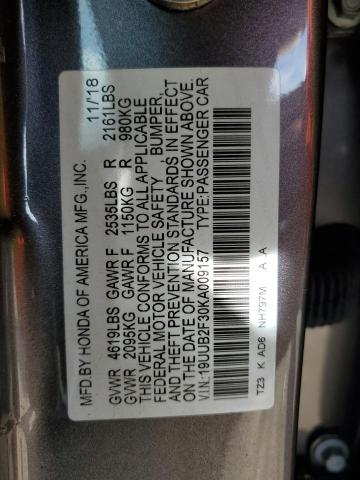 Photo 10 from auction – 2019 ACURA TLX with VIN 19UUB2F30KA009157
