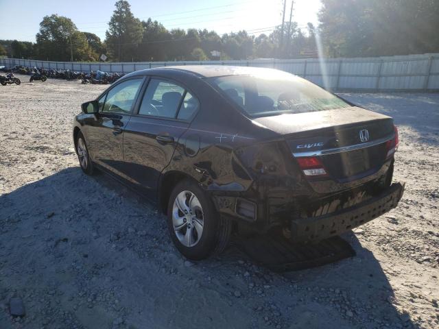 Photo 3 from auction – 2014 HONDA CIVIC LX with VIN 19XFB2F52EE038847