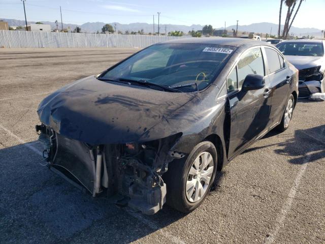 Photo 2 from auction – 2012 HONDA CIVIC LX with VIN 19XFB2F51CE300113