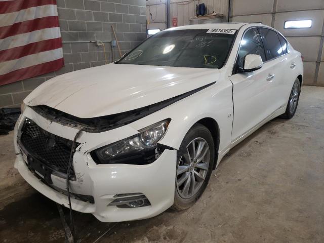 Photo 2 from auction – 2014 INFINITI Q50 BASE with VIN JN1BV7AR2EM686531