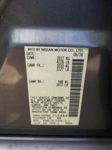Photo 10 from auction – 2016 NISSAN ALTIMA 2.5 with VIN 1N4AL3AP0GC255464