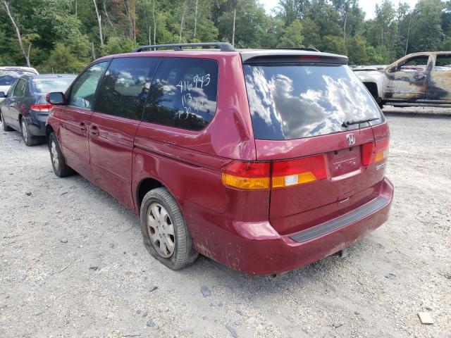 Photo 3 from auction – 2003 HONDA ODYSSEY EX with VIN 5FNRL18033B119336