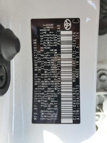 Photo 10 from auction – 2020 TOYOTA COROLLA LE with VIN 5YFEPRAE2LP130873
