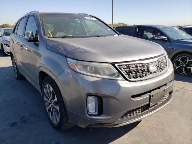 KIA SORENTO SX 2014 with VIN 5XYKW4A76EG453034 - Photo from auction