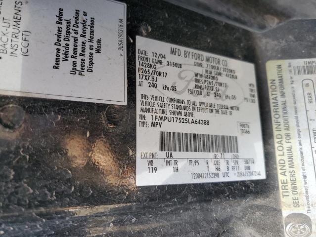 Photo 10 from auction – 2005 FORD EXPEDITION with VIN 1FMPU17525LA64388