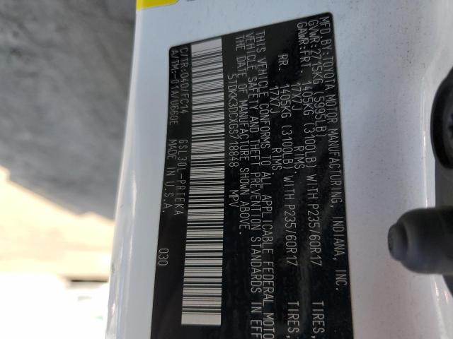 Photo 10 from auction – 2016 TOYOTA SIENNA LE with VIN 5TDKK3DCXGS718848