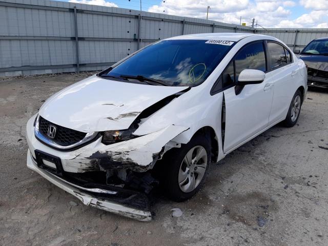 Photo 2 from auction – 2014 HONDA CIVIC LX with VIN 19XFB2F53EE002522