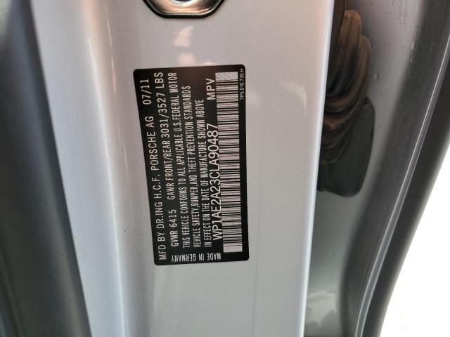 Photo 10 from auction – 2012 PORSCHE CAYENNE S with VIN WP1AE2A23CLA90487