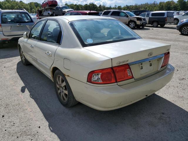 Photo 3 from auction – 2004 KIA OPTIMA LX with VIN KNAGD128745294899