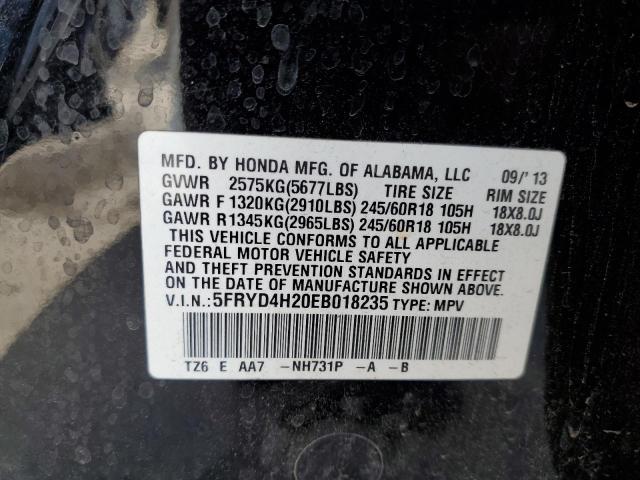 Photo 10 from auction – 2014 ACURA MDX with VIN 5FRYD4H20EB018235