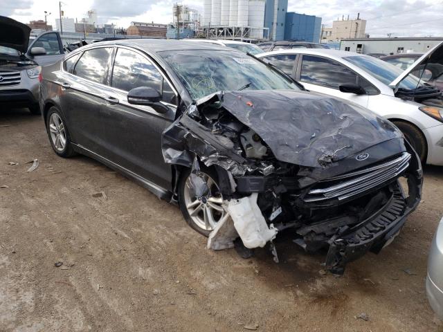 FORD FUSION SE 2018 with VIN 3FA6P0HD7JR259752 - Photo from auction