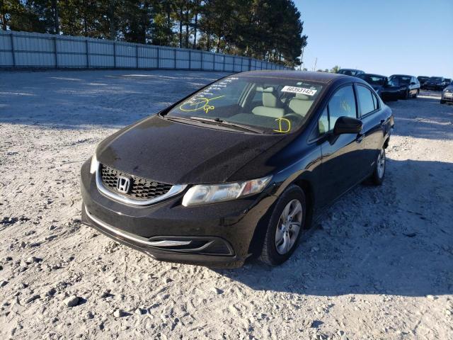 Photo 2 from auction – 2014 HONDA CIVIC LX with VIN 19XFB2F52EE038847
