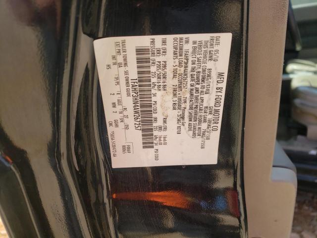 Photo 10 from auction – 2010 FORD FOCUS SEL with VIN 1FAHP3HN4AW267257