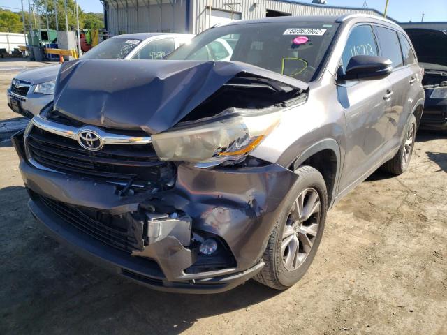 Photo 2 from auction – 2015 TOYOTA HIGHLANDER with VIN 5TDKKRFH9FS071594