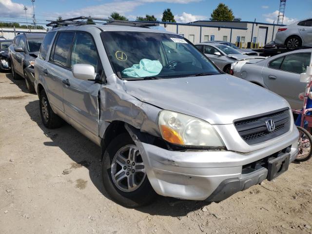 HONDA PILOT EX 2003 with VIN 2HKYF184X3H606606 - Photo from auction