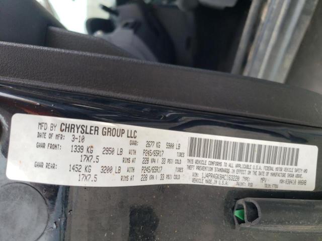 Photo 10 from auction – 2010 JEEP GRAND CHER with VIN 1J4PR4GK8AC163220