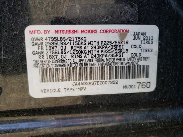 Photo 10 from auction – 2014 MITSUBISHI OUTLANDER with VIN JA4AD3A37EZ007852